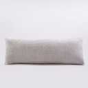 Reafort Sherpa Body Pillow Cover 21" x 54", Plush Fleece Long Body Pillowcase with Zipper Closure, Ultra Soft Fluffy Cozy Decorative Pillow Cover (21"x54" Body Pillow Cover, Silver Grey)