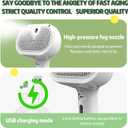 Pet Steam Brush, 3-in-1 Self-Cleaning Grooming Tool for Long & Short Hair Pets - Deshedding and Dematting Hair Brush for Dogs & Cats - White