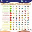 CS COSDDI Art Projector for Kids, Drawing Projector with 66 Patterns & Drawing Kit, Easy Tracing Projector Toy for Kids Ages 3-8 to Learn, Perfect Art & Craft Gift for Girls & Boys (White)