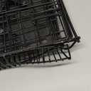 Amazon Basics Durable, Foldable Metal Wire Pet Crate with Tray, Portable and Sturdy for Travel, Single Door, Divider Panel, Perfect Size for Small Dogs, 22 x 13 x 16 in, Black (22.0"L x 13.0"W x 16.0"H)