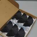 Goo-Ki 2.5''(64 mm) Hole Centers Luxurious & Sturdy Zinc Alloy Cabinet Handls,Matt Black Cabinet Pulls for Kitchen,Drawer,Cupboard & Wardrobe,6 Pack