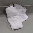 Obstal 6ft Stretch Spandex Table Cover - 2 Pack Universal Rectangular Fitted Tablecloth Protector for Wedding, Banquet and Party, White