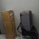 Pamo Babe Portable Crib Baby Playpen with Mattress and Carry Bag Grey