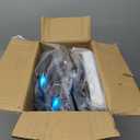 Health Line Massage Products 4 in 1 Folding Walker with Detachable Seat, Width Adjustable Folding Walkers with 5” Wheels and Extra 2 Skis, Compact Adults Walker for Seniors Support Up to 350lbs