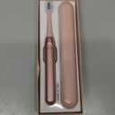 Aquasonic Icon ADA-Accepted Rechargeable Toothbrush | Magnetic Holder & Slim Travel Case | 2 Brushing Modes & Smart Timers | Gentle Micro-Vibrations (Blush) (1 Count (Pack of 1))