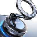 Coolpow【Newest Vacuum Magnetic Phone Holder for Car Phone Holder Mount【Movable Vacuum Suction】 Magsafe Car Mount Cell Phone Holders for Your Car Accessories for Women Men for iPhone 17 16 15 14 Kits