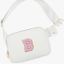 Birthday Gifts for 4 5 6 7 8 9 10 11 12 13 Year Old Girls,Gifts for Teens Kids Daughter Sister Her,Two Way Zipper Crossbody Bag Fanny Pack Belt Bag Cute Trendy Stuff - Cream,B