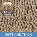 Bcoimo Bathroom Rugs 24x17, Bath Mats for Bathroom Non Slip with Rubber Backing,High Absorbent Microfiber Bath Rugs Quick Drying, Machine Washable, Durable Decor