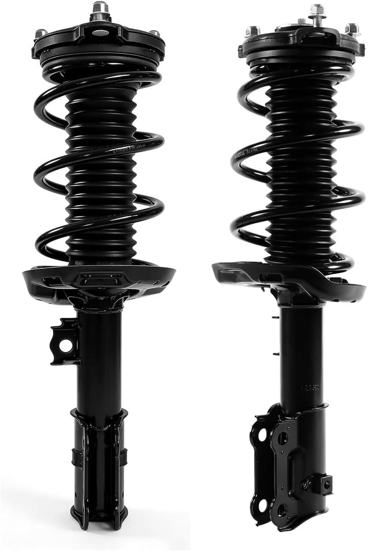 Front Pair Complete Struts and Coil Spring Assembly Fit for Hyundai Elantra 2017 2018 2019 [Korea Built Models Only] Replacement 13583 13584