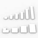 100 Piece White Building Tiles Bulk Assortment Pack, Tiles Accessories for Building with 10 Size, Compatible with Lego Parts and Pieces