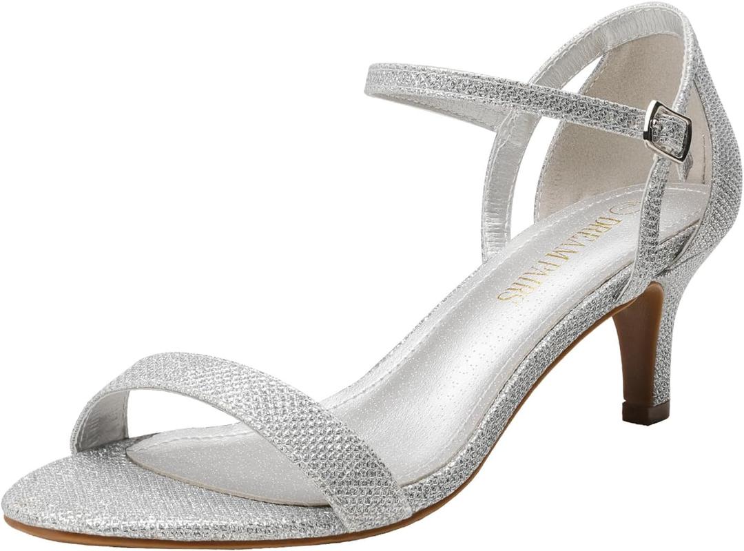 DREAM PAIRS Women's Lexii Fashion Stilettos Open Toe Pump Heel Sandals (8)