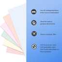 TECKWRAP Cold Sensitive Color Changing Vinyl for Craft Cutter Adhesive Permanent Vinyl Sheets(Translucent to Blue, Red, Purple,Orange,Yellow,Green),12" x 12" 6 Sheets/Pack