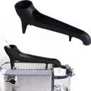 Espresso Machine Water Tank Quick Access Funnel, Coffee Machine Water Spout for Espresso Machine, Long Wate r Funnel for All Flat Top Coffee Machines (COLOR:Black)