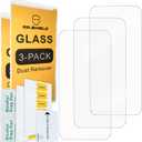 Mr.Shield Screen Protector compatible with iPhone 17 Pro Max [6.9 Inch] [Tempered Glass] [3-PACK] [Japan Glass with 9H Hardness]