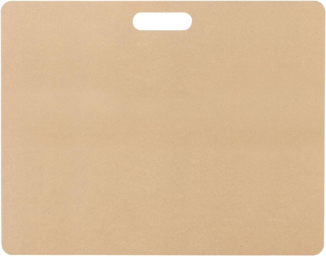 PATIKIL 18 x 22" Wedging Board for Pottery with Built-in Handle, 10mm Thickness Clay Board Portable Plaster Modeling Board for Pottery Clay Ceramics
