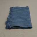 DII Variegated Tabletop Collection, Table Runner, 13x72, Light Blue