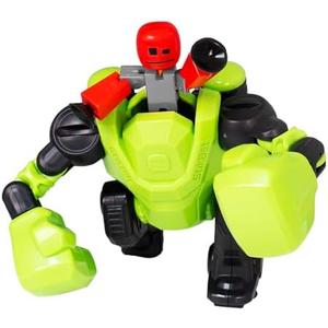 Zing Stikbot Megabots - Green (Knockout) Stikbot Poseable Collectible Stop Motion Action Figures and Mega Vehicles