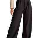 NIMIN High Waisted Work Pants for Women Business Casual Outfits 2026 Office Dress Pants Trousers with Pockets (Small Long, Black)