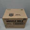 Muscle Milk, Zero Sugar, Genuine, Vanilla Creme Artificially Flavored, Non-Dairy Protein Shake, Pack of 12, BBD: 05/12/2026