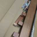 Wall Mounted Coat Rack with Shelf, 12 Flip-Down Hooks, Walnut