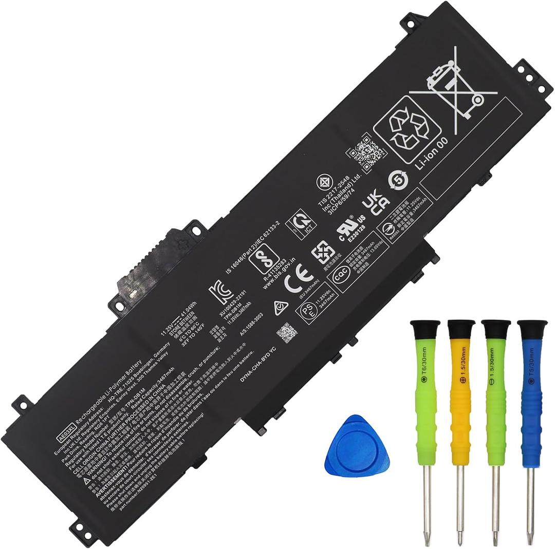 AE03XL N21969-005 Battery Replacement for HP 240 G10 245 G10 246 G10 250 G10 255 14-EE 14-EM 14Z-EM 14-EP 14T-EP 15-FC 15Z-FC 15-FD 15T-FD Series Laptop Battery HSTNN-WB0D TPN-DB1N 41.04Wh