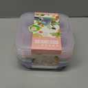 Caperci 5-Pack Lunchable Container Set for Kids & Adults - Reusable Bento Snack Box Containers with 5-Compartment for Food Storage & Meal Prep, Wheat Straw, BPA-Free (Dark & Clear Lids)