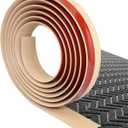 Floor Transition Strip Self Adhesive Carpet & Flooring Transitions Edging Trim Strip PVC Threshold Transitions Suitable for Threshold Height Less Than 5mm (10Ft, Wood Grain Beige-New)