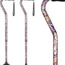 Elegant Walking Cane for Women, Foldable & Adjustable Cane for Seniors with Self-Standing Tip | Lightweight Mobility Aid for Stability & Balance Support (Butterfly)