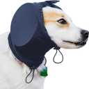Dog Noise Cancelling Ear Muffs - Hearing Protection Headphones for Fireworks, Thunder & Loud Noises - Comfort Fit All Breeds - Washable Sound Absorbing Inserts (Blue, Medium)