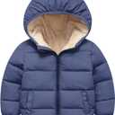 BFUSTYLE Toddler Winter Coats Hooded Infants Fleece Jacket Thickened Jacket for Baby Girls Boys 1-5T