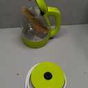 OVENTE Electric Kettle, 1.5L Borosilicate Glass Countertop Water Heater and Boiler for Coffee or Tea, BPA-Free, Auto Shut-Off, Boil-Dry Protection, Removable and Washable Spout Filter, Green KG83G 