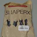 SHAPERX Women's Fajas Colombianas Shapewear Postpartum Tummy Control Body Shaper Butt Lifter Bodysuit (3X-Large, Black)
