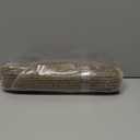 BEQHAUSE Dirt Trapper Door Mat 17" x 30" Half Circle Non Slip Washable Doormats Entrance Rugs Absorbent Welcome Low Profile Floor Mats for Front Back Door and Entryway, Taupe (1'5" x 2'6" (Semicircular))