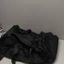 65L Duffle Bag with Shoes Compartment, Foldable Travel Duffel Bags for Men Women, Large Packable Travel Bag Water Repellent & Tear Resistant (Black)