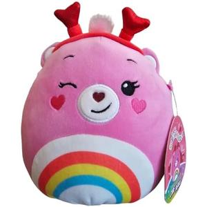 Squishmallows Cheer Bear Valentines 7 inch Collectible Soft & Squishy Food Stuffed - Add to Your Squad - Gift for Kids, Girls & Boys
