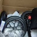 All Terrain Steerable Knee Scooter Crutch Alternative Deluxe Medical Scooter Double Hand brake,for Adults Injured Ankle & Foot Recovery Scooter in Black