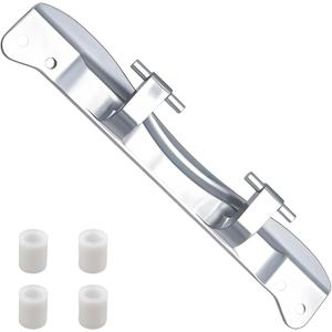 Dryer Washer Door Hinge with 4 Pin Caps Front Loader Dryer and Washer Door Hinge Compatible with Whirlpool Amana Maytag Crosley Replace#: W10208415 W10208414 W10208398