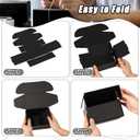 Ireer 50 Pack 6 x 4 x 3 Inch Black Shipping Boxes Bulk Small Corrugated Cardboard Mailer Boxes for Small Business Jewelry Ornament Gifts Wrapping Mailing Packing Shipping Packaging