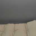 SUNROX LokGrip Non Slip Tufted Memory Foam Bench Cushion, FadeShield Water Resistant Durable Thicken Outdoor/Indoor Bench Seat Pads 42x16x4 inch, Cream