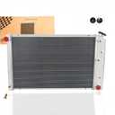 3 Row Radiator Compatible with 1978-1988 G-Body Monte Carlo El Camino Regal Cutlass 1979 1980 1981 1982 1983 1984 1985 1986 1987 Full Aluminum Radiators