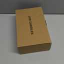 Eldnacele Green Tree Christmas Decor Flameless Flickering Candles with Automatical Daily Timers, Battery Operated LED Candles Real Wax Decals Pack 3 Tiered Pillars 3 x 4 5 6 Inches