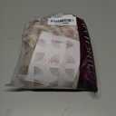 jinchan Tie Top Linen Kitchen Curtains 36 Inches Striped Tier Curtains Farmhouse Modern Cafe Style Small Window Treatments Airy Light Filtering Rod Pocket for Living Room Bathroom 2 Panels Tan