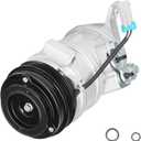 New Air Condition AC Compressor with Clutch for 2006-2014 Chevrolet Express 1500 2500 3500, for 2010-2013 Suburban 1500 2500 Cadillac Escalade & GMC Yukon XL/Savana, 2000-2009 Tahoe 4.8L 5.3L 6L 6.2L