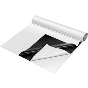 VIVOSUN Black and White Panda Film, 10 x 50 5.5 Mil Poly Film, Blackout Tarp for Warm House
