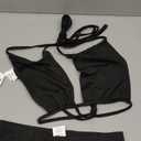 SOLY HUX Women's Sexy 2 Piece Outfits Criss Cross Halter Tie Back Crop Top and Biker Shorts Set, Size: S