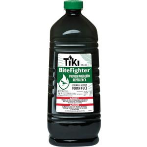 BiteFighter Mosquito Repellent Torch Fuel  3/4 Gallon (100 oz.), Citronella & Cedar Formula for Mosquito Repellency, Easy Pour Bottle, Use with Torches & Table Torches, Outdoor & Backyard Use
