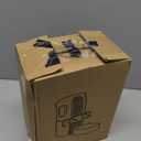 Kenond 50 oz Rabbit Water Dispenser,Gravity Dog Water Bowl Dispenser for Cage,Auto Water Bottle for Ferret,Cat,Dog and Other Animals, Compatible with Widemouth Cages, Wire Cages and Crates(Gary) (Gray)