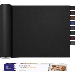Leather Repair Patch Tape Kit, Self Adhesive Leather Repair for Furniture, Couch, Sofa, Car Seats,Office Chair,Vinyl Repair Kit.30inx16in