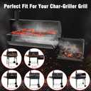 27 Inch Ash Pan Drip Pan Ashpan for Char-Griller 2121 E1224 2828 2929 1224 2727 2222 1324 Charcoal Grill, CB056-036 Ash Pan for Char-Broil 17302056, Charcoal Pan with Fire Grate Hange for Char Griller