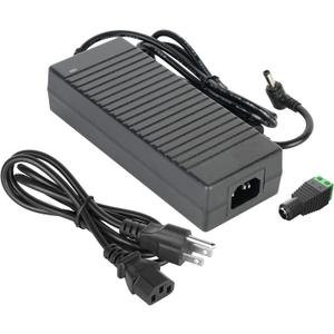 24Volt 5Amp AC100-240V to DC24V5A Max120W Suit 4A 3A 2A 1A Device Transformer Power Adapter Converter with 5.5x2.5mm DC Output Jack f